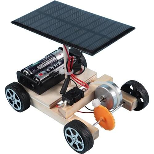 Assemble Solar Car Creative Inventions Motor Ability Of Children Active Thinking DIY Electronic Kit Technology Toys For Boys