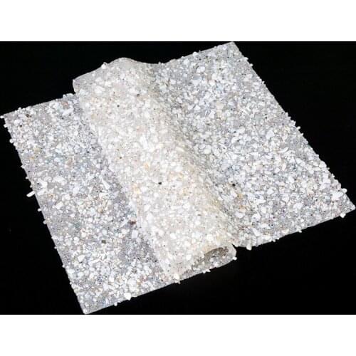 SINUAN Rhinestone Mesh Hot-Fix Rhinestones White Rhinestone For Crafts Roll Glass Garment Accessories Applique For Clothing