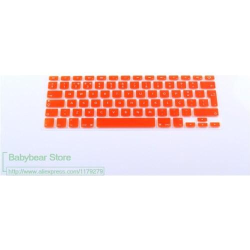 For Macbook Air Pro Retina 13 15 17 20pcs EURO Portugal Portuguese keyboard cover Silicone Keyboard Cover