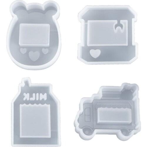 Resin Crystal Epoxy Quicksand Mold Pendant Casting Silicone Mould DIY Crafts Jewelry Making Tool