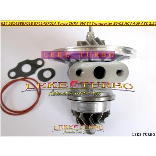 Free Ship Turbo Chra Cartridge Core K14 53149707018 53149887018 Turbocharger For VW T4 Transporter 1995-03 AJT AYY ACV AUF 2.5L