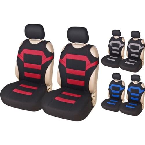 2 Set Universal Car Seat Covers Mesh Sponge Interior Accessories T Shirt Design Front Car Seat Cover For Car Hyundai Solaris