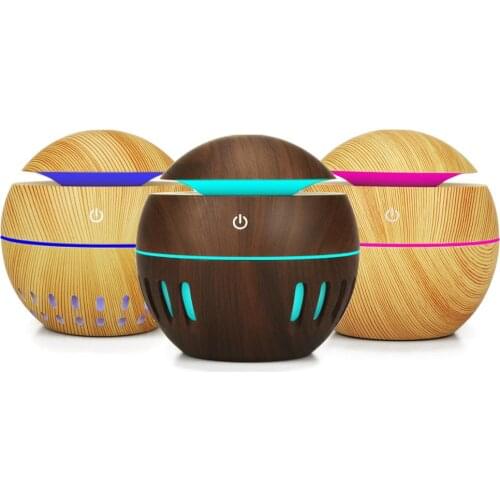 Usb air humidifier 130ml mini Aroma Essential Oil diffuser 7 Color Changing LED lights car Aromatherapy machine home office