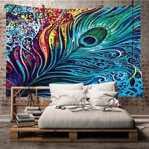 Zeegle Colourful Tapestry Indian Mandala Tapestry Home Decoration Wall Hanging Sofa Blanket Bohemia Mat Yoga Mat Bedside Account