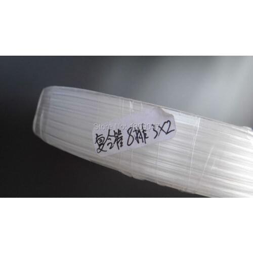 10 meters 8 lines 3mm*2mm Solvent Ink Tube for Roland Mimaki Mutoh Supply Ink Damper and Cartridge Injector( ID=2mm OD=3mm)