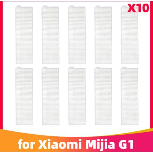 100Pcs/Lot Hepa Filters Washable Air Filter for Xiaomi Mijia G1 Mi Robot Vacuum Cleaner Parts
