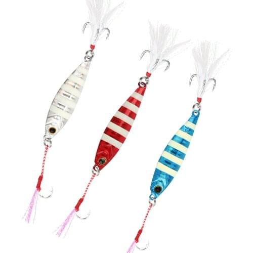 60G/8CM 10/15/20 3D eyes Laser Body swimbait Luminous Metal Jig Lure Paillette Knife Artificial Hard Bait Sea Rope Fishing Lure