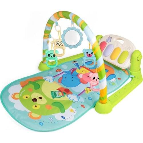 Baby Music Piano Keyboard Play Rack Kids Carpet Play Mat Pad Early Education Gym Clawing Game Toy