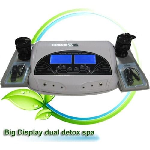 Dual Ionic Cleanse Detox Machine Ionic Detox Foot Spa Machine with EU/AU/UK/USA Plug Hot 4pcs/lot Fast Delivery By DHL/EMS A06