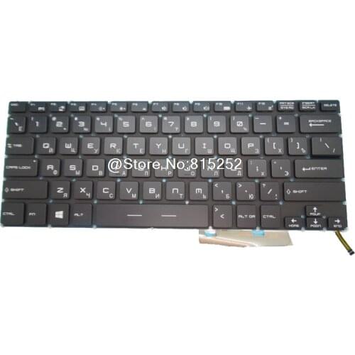 Laptop Keyboard For MSI GS30 2M-010RU 2M-028RU GS32 7QE-013RU 7QE-014RU GS40 6QE-020RU 6QE-059RU 6QE-060RU 6QE-233RU Russian RU