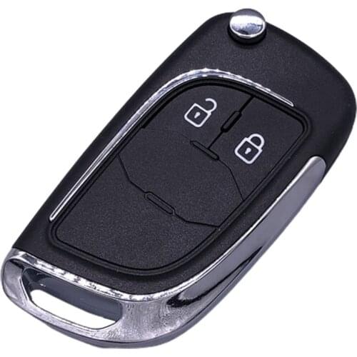 Car Entry Remote Control Key Fit for Folding Hot Car Remote Key Shell Case 2 Buttons Car Key Shell