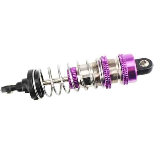 Metal Upgrade Rear Shock Absorber fit for WLtoys 1:12 Scale 124019-1837 RC Buggy Off-Road Climbing Car Purple