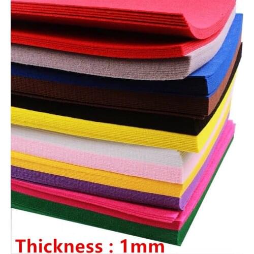 10pc 30*30cm DIY Handmade Nonwoven Felt Fabric Polyester Flowers Cloth Needlework Needle Sewing Craft Toy Dolls Felts Decor Home