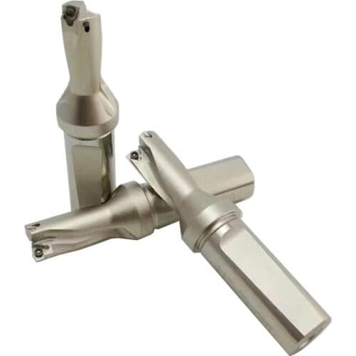 New 1pcs WC 5D U drill 42mm -50mm (42 43 44 45 46 47 48 49 50 ) Shank C40 Fast Drill indexable drill tool for WCMT0804 insert