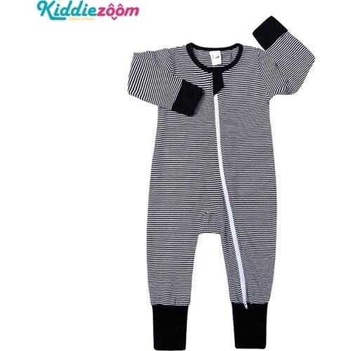 2020 Unisex Solid 0-24M Baby Boy Clothes Cotton Baby Romper Newborn Long Sleeve Baby Girl Clothes One-Piece Roupas de bebe