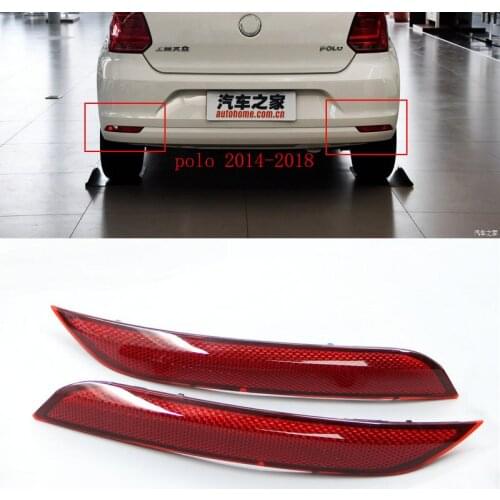 Apply to POLO 2014-2017 Rear Bar Lamp Reflector Rear Reflector Plate Decorative lamp Original 6RD 945 105 6RD 945 106