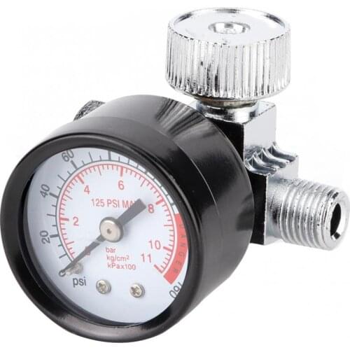 Sprayer Air Regulator Pressure Gauge Filter Pneumatic Control BSP Thread 0-125PSI fuel pressure