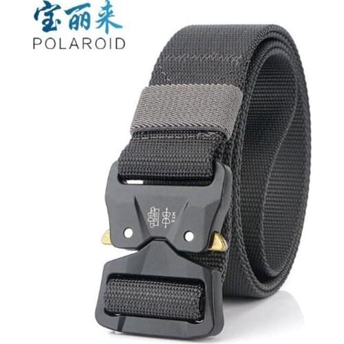 Tactical Belt 125cm Nylon Outdoor Sports Belt Emergency Rescue Military Adjustable Belt with Metal Buckle Hunting Accessories