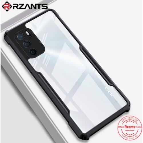 Rzants For OPPO A16 Case Hard [Blade] Shockproof Slim Crystal Clear Cover funda Casing