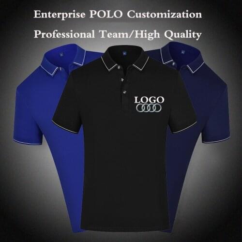 Create Custom Plogo Shirts For Company Group Team Print Logo or Design Top Quality Cool Silk Tops Men and Women Cotton Polos