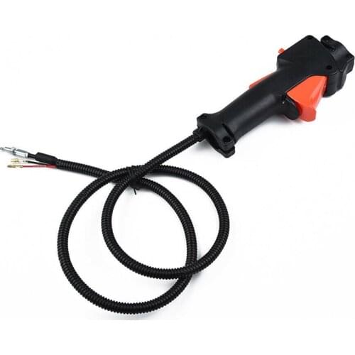Universal Strimmer Trimmer Brush Cutter Handle Switch with Throttle Trigger Cable For Lawn mower Grass Eater Accessories