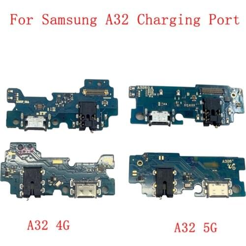 USB Charging Port Board Connector Flex Cable For Samsung A32 4G A325 A32 5G A326 Replacement Parts