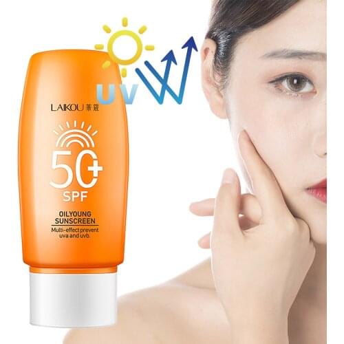 50g Moisturizing Sunscreen Whiten Brighten Hydrating Long-Lasting SPF 50 Summer Solar Blockers Cream For Men And Women Body Care