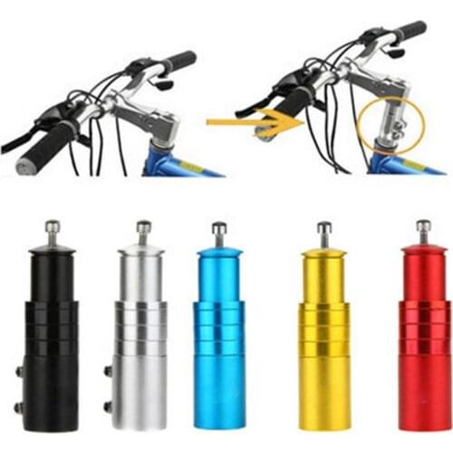 1pc Aluminum Alloy Bike Handlebar Stem Riser MTB Bicycle Stem Riser Bike Front Fork Adapter Tube Extender Riding Accessories