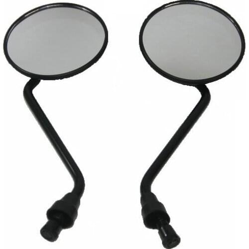 10mm Motorcycle Rearview mirrors round Side mirror For Yamaha TTR 125 250 600 TTR250 TW225 TW200 rear mirror white glasses