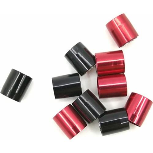 100pcs Arrow Explosion Proof Ring Aluminium Protective Sleeve Tail for 7.6mm Out Diameter Arrow Shaft Ring