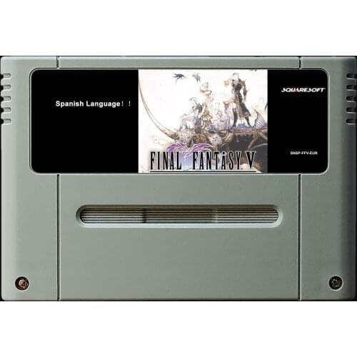 16Bit Games ** FF 5 ( Spanish PAL Version!! Spanish Language!! )