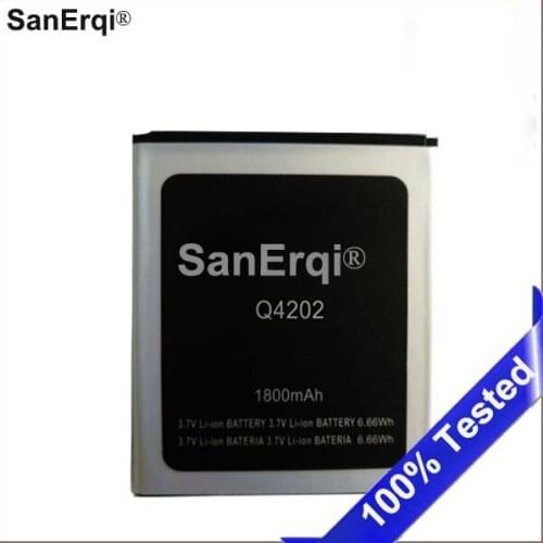 10pcs 3.7V Battery 1800mAh for Micromax Q4202 Cell Phone Batteria Li-Ion Lithium Rechargeable Bateria Battery Pack Replacement