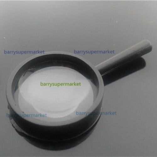 50PCS Acrylic small handheld magnifier 25mm magnifying glass to read childrens magnifying glass Learning Home Office Gift