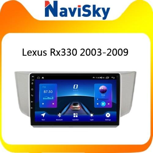 NaviSky Android Car Radio GPS Navigation Multimedia Player for Lexus RX300 RX330 RX350 RX400H Toyota Harrier 2003-2009 No DVD