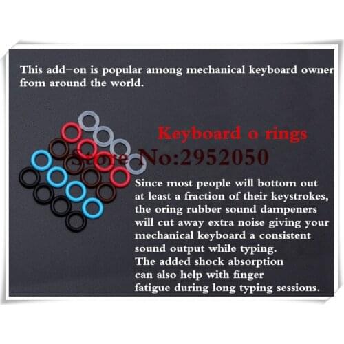 Free shipping 125pcs/lot Keyboard o rings for Cherry MX rings 40A