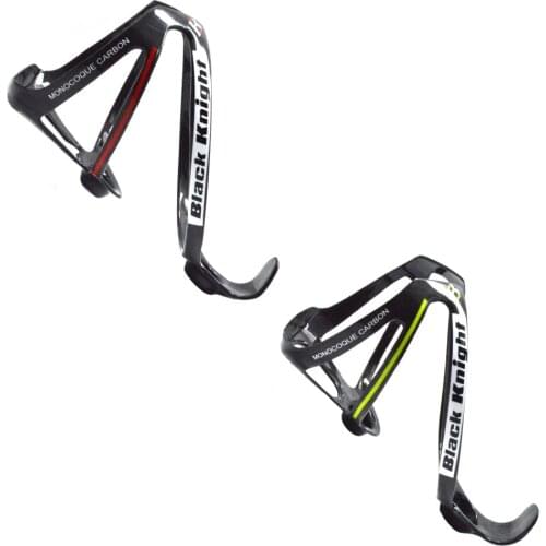 Black knight full carbon fiber bicycle bottle cage bike water bottle cage bicycling bottle holder red or green