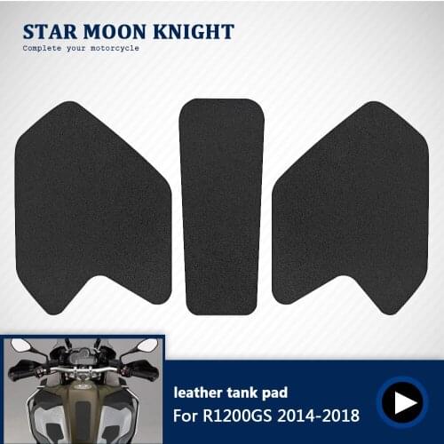 For BMW R 1200 GS LC Adventure 2014 2015 2016 2017 2018 motorcycle accessories leather For BMW R1200GS LC ADV side tank pad