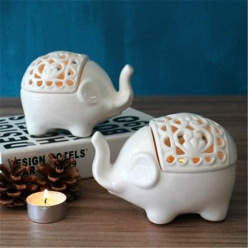 Hipickmi Decorative Ceramic Candlesticks