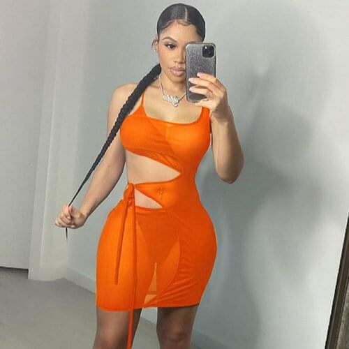 Summer Women Beach Dresses And Tunic Sexy Mesh Sheer Bikini Beach Cover Up Swimsuit Bathing Bikini Swimwear Cover-up Black New