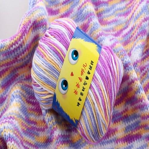 Best Quality 400g/set 8 Ball Baby Silk Cashmere Yarn For Hand Knitting Lover Scarves Knitting Wool Crochet Yarn Weave Thread