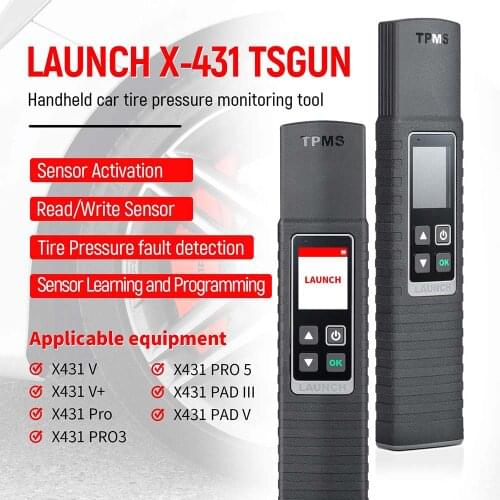 Newest For Launch X-431 TSGUN WAND TPMS Tire Pressure Detector Handheld Terminator Program Car Diagnosis Tool