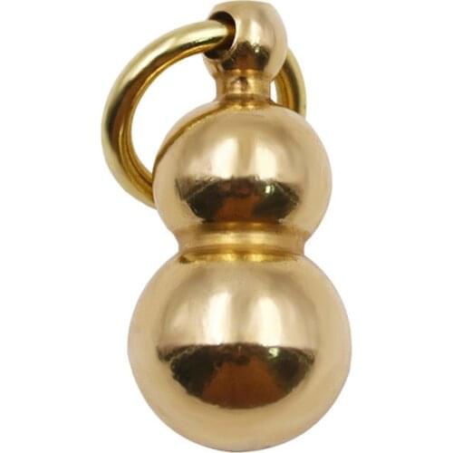 NEW Creative Portable Brass Keychain Portable Unique DIY Craft Tools Gourd type Key Ring Pendant Jewelry Keychain Accessories