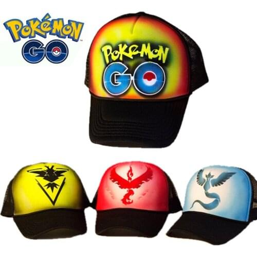 Pokemon Go Pikachu Baseball Cap Adult Anime Pocket Monster Cosplay Hats Women Men Fashion Cute Cartoon Peaked Cap Shipping Free