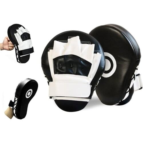 Kick Boxing Gloves Pad Punch Hand Target Thai Free Fight Pad Kit Karate Mitt Focus Pad Sanda Training Fitness Equipment(2pcs)