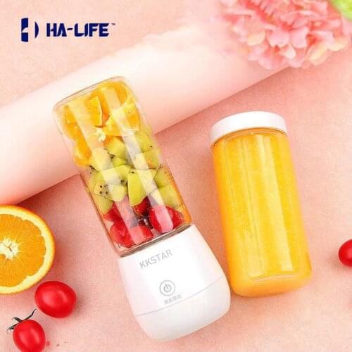HA-Life 450ml Portable Electric Juicer Blender Auto Wireless Multi-Functional USB Charging Cut Mixer juce Glass cup Convenient
