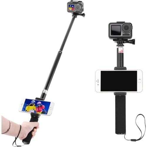 Selfie Stick Pole Self-timer for GoPro 9 Hero 8 7 6 5 for DJI Osmo Action Sports Camera Extension Rod Holder Accessories