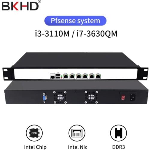 Firewall Mikrotik Pfsense VPN Network Security Appliance Router PC Intel Core I7 3630QM Dual Core 2GB Ram 32GB SSD