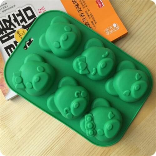 3D Carton Lovely Bear Shape Cake Mold Silicone Mold Fondant Cake Decorating Tools