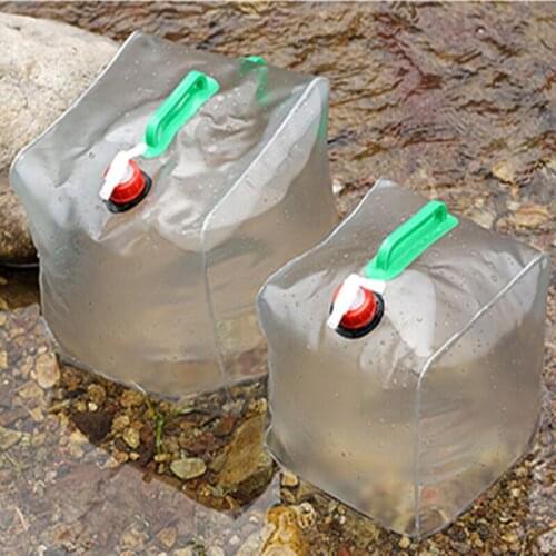 Folding Portable Water Bag Large Capacity 20 Liters Car Outdoor Travel Camping Water Storage Household Water Bag