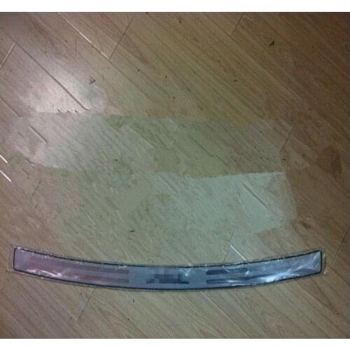 Car styling FOR KIA SOUL 2008 2009 2010 2011 2012 2013 REAR BUMPER PROTECTOR STEP PANEL COVER BOOT SILL PLATE TRUNK ACCESSORIES